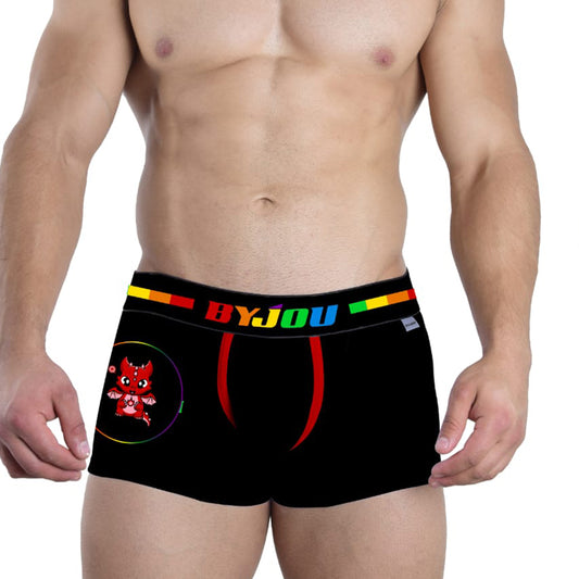 Boxer Brief Men Pride  Byjou Underwear Calzon  Black BPRMX003