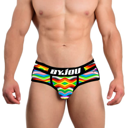 Boxer Brief Men Pride  Byjou Underwear Calzon  Print BPRMX013