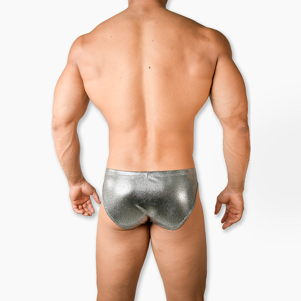 Boxer Men Byjou Underwear Calzon  Mateo Glitter Fantasy Silver Byjou MATBPLA03