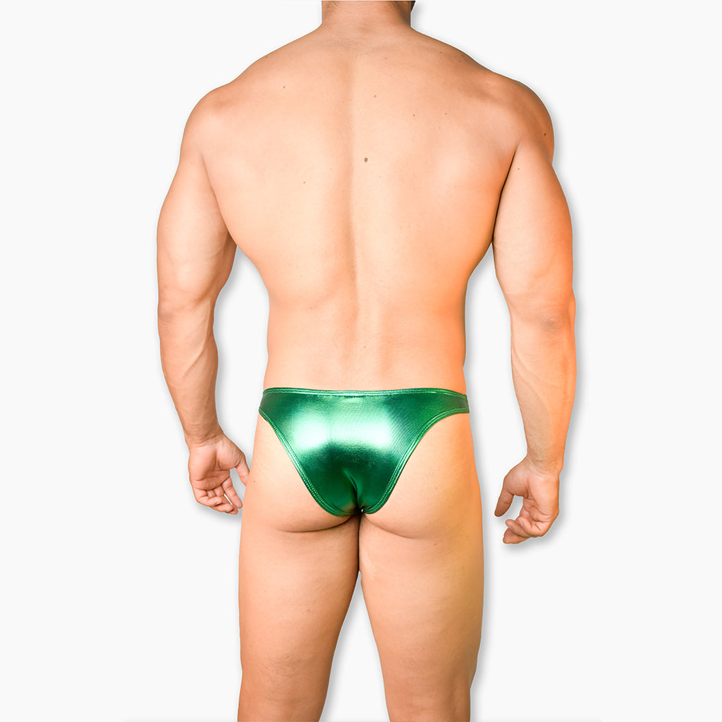Boxer Men Thong Glitter Tanga Byjou Underwear Fantasy Green Byjou TBVERLI02